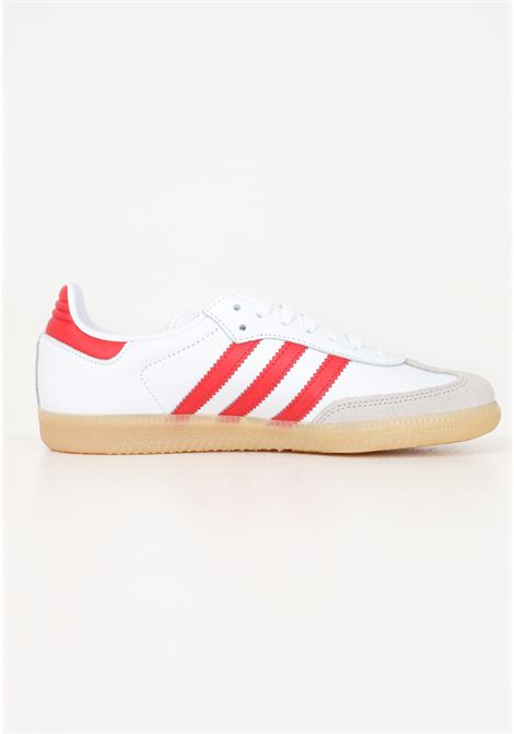 Sneakers Samba OG bianche e rosse da donna ADIDAS ORIGINALS | JI4463.